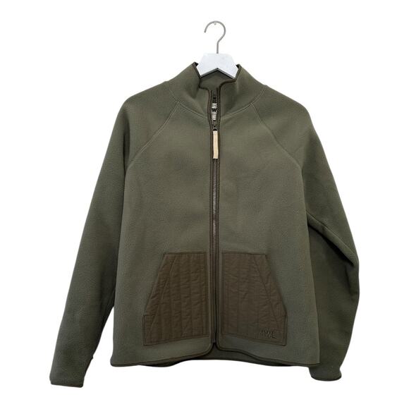 Madewell MWL Betterfleece Zip Quilted-Pocket Jacket Size Small - Picture 2 of 8